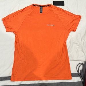 Alphalete orange tee